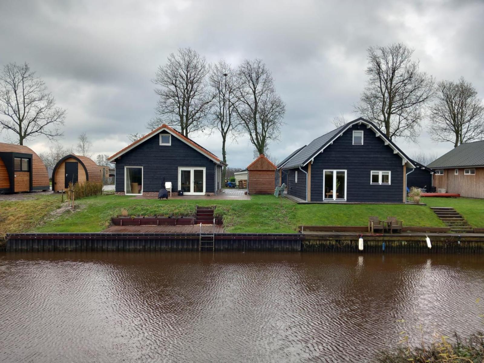 Waterhuis Friesland Oudwoude Екстер'єр фото